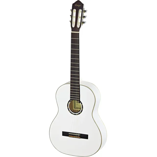 Ortega Family R121LWH guitare classique gaucher 4/4 blanc