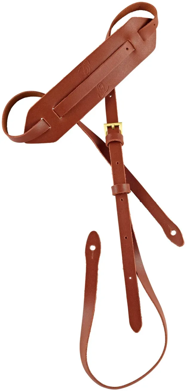 Ortega OSM-BR sangle mandoline cuir brun