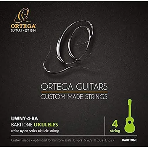 Ortega White Nylon cordes ukulélé