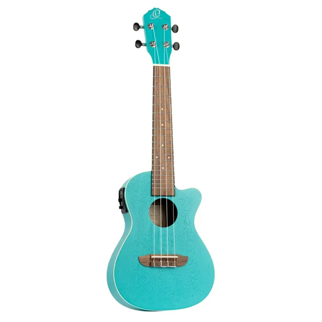 Ortega Earth RULAGOON-CE ukulele concert electro turquoise