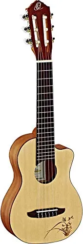 Ortega Mini/Travel RGL5C guitarlélé 6 cordes épicéa gravé