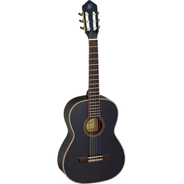 Ortega Family R221BK guitare classique noire housse