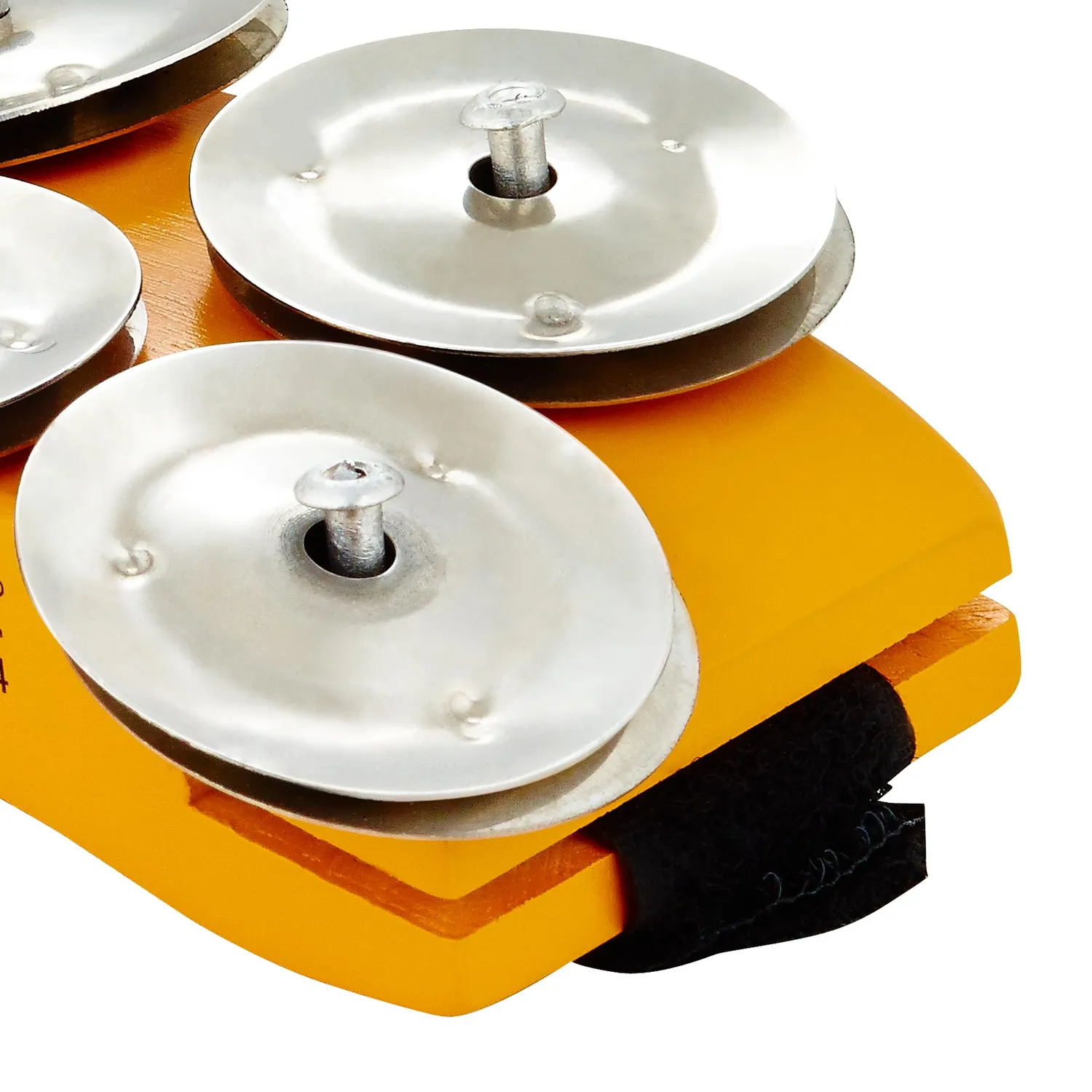 Ortega Percussion OSSFT tambourin de pied inox orange