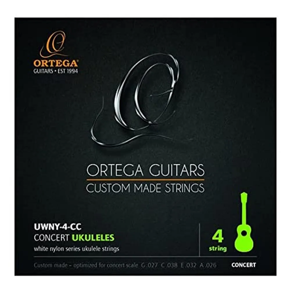 Ortega White Nylon cordes ukulélé