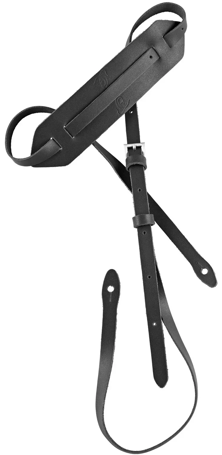 Ortega OSM-BK sangle mandoline cuir noir