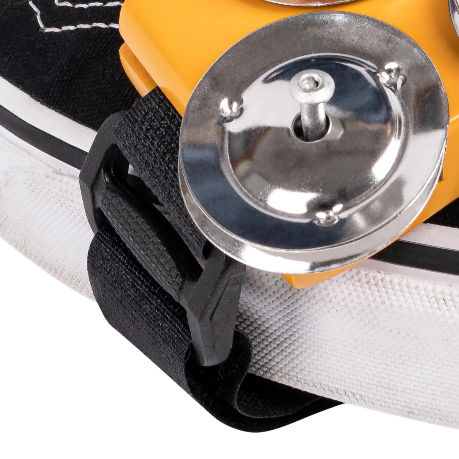 Ortega Percussion OSSFT tambourin de pied inox orange
