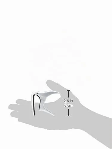 Ortega OCAPOUKE-CR Capodastre ukulélé plat chromé silicone