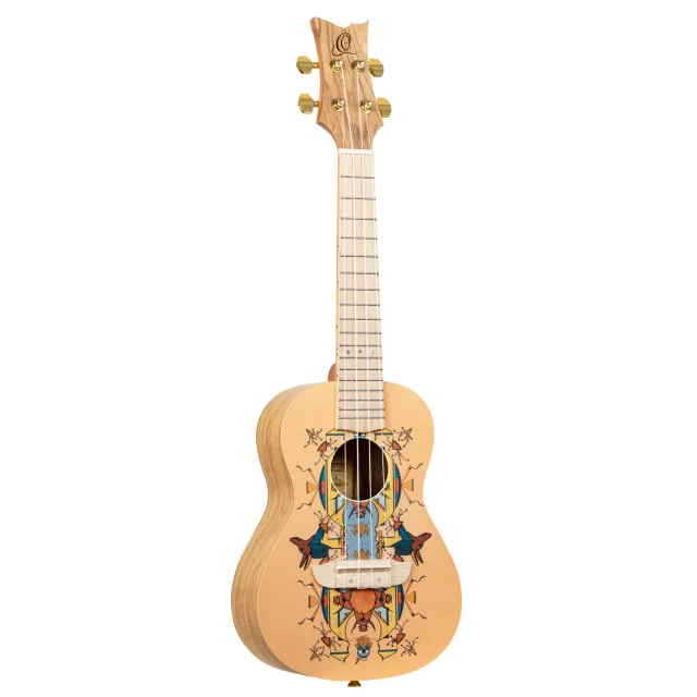 Ortega Art RUAR-EY ukulélé concert à motif