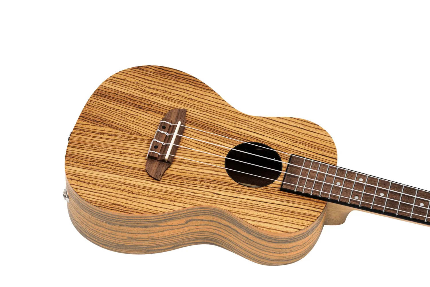 Ortega Timber RFU11ZE ukulélé électro zébrano + housse