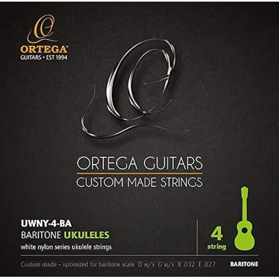 Ortega White Nylon cordes ukulélé