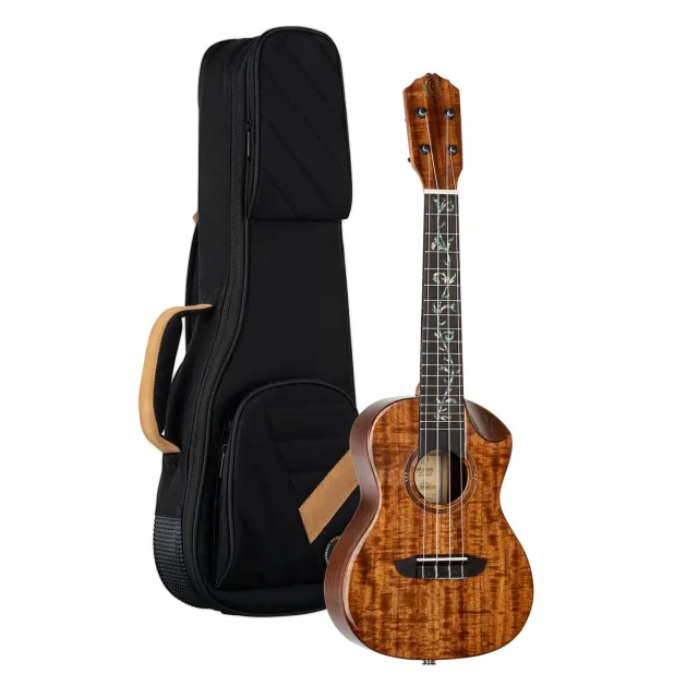 Ortega Elite RUET-ACA ukulélé concert électro-acoustique acacia naturel
