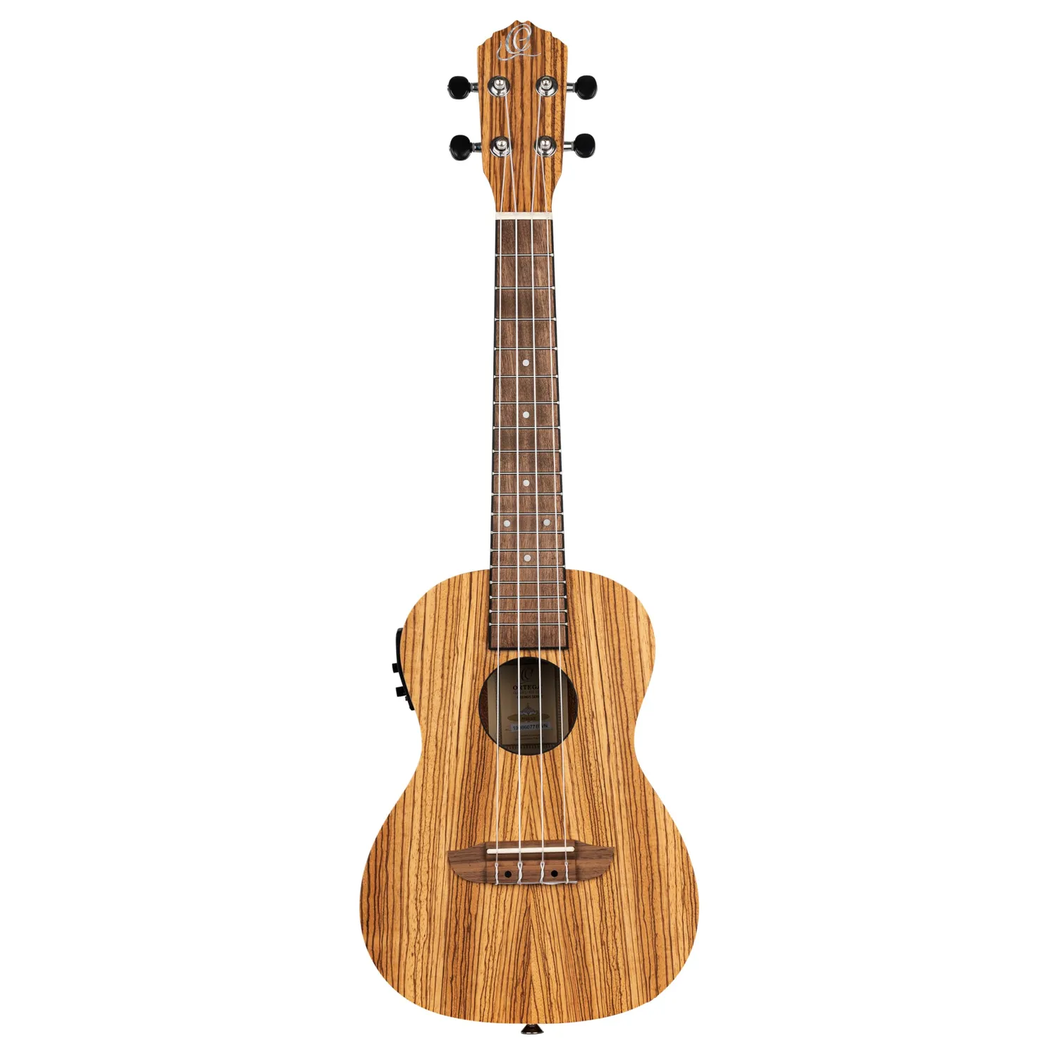 Ortega Timber RFU11ZE ukulélé électro zébrano + housse