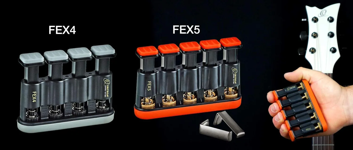 Ortega FEX4 exerciseur doigts tension réglable poche