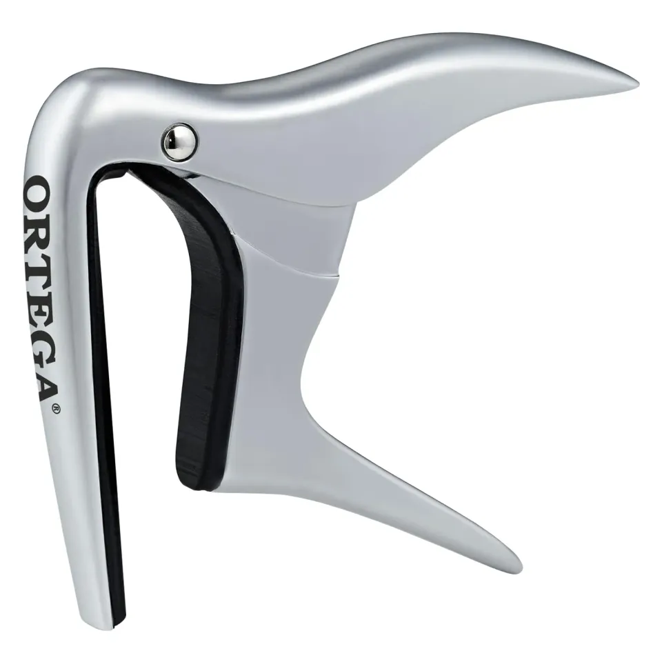 Ortega OCAPOUKE-CR Capodastre ukulélé plat chromé silicone