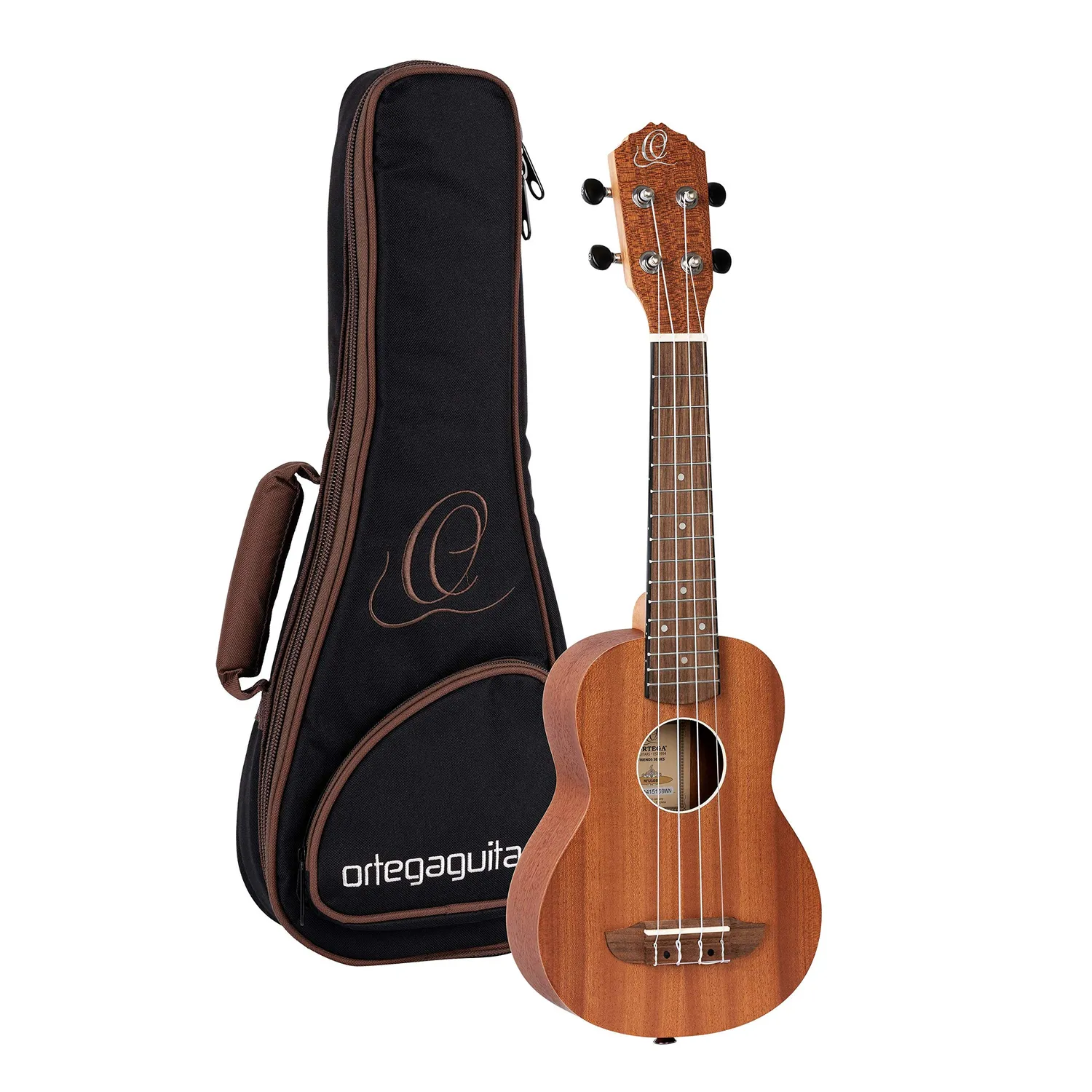 Ortega Timber RFU11S ukulélé sapele + housse