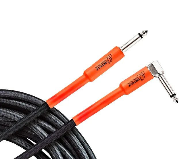 Ortega OECI-10 câble instrument droit coudé blindé