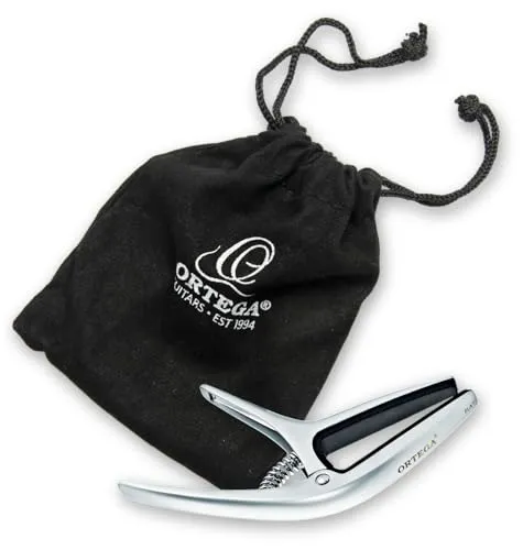 Ortega TWCAPO capodastre guitare plat courbe + housse