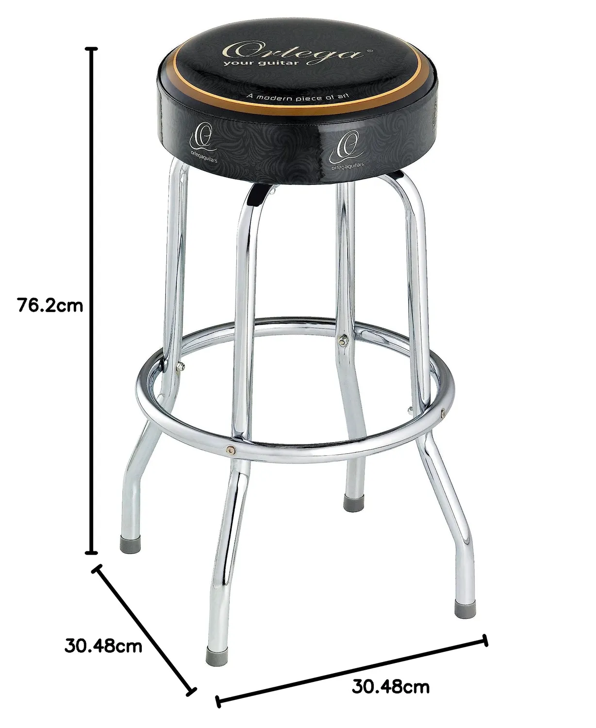 Ortega OBS30 tabouret guitare acier rembourré
